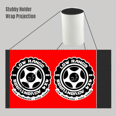Stubby Holder - Tyre Logo - Red Thumbnail