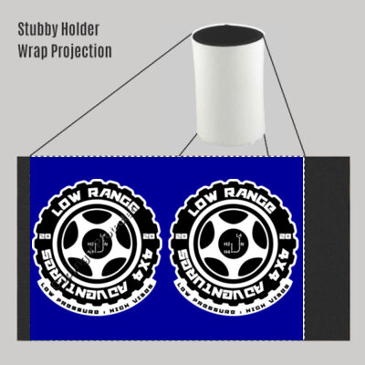 Stubby Holder - Tyre Logo - True Blue Thumbnail