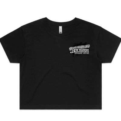 Women's Crop - Tyre Track Logo Thumbnail